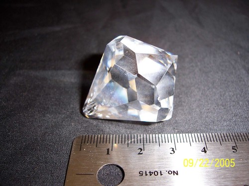 5 Pack! Swarovski Strass Crystal: 8560 Cone Stone 40mm Clear/Etched - Picture 4 of 4