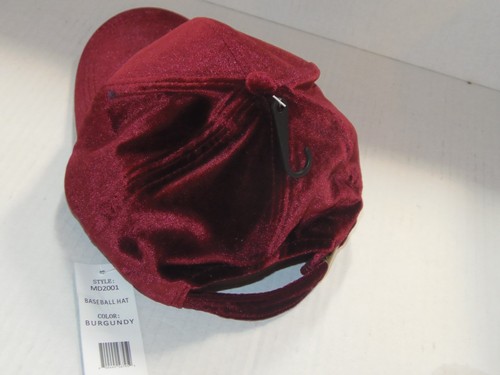 MADDEN NYC WOMENS BURGUNDY BASEBALL HAT - ONE SIZE - RETAILS @ 26.00 (GRN-3-6) - Picture 3 of 7