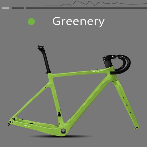 Carbon Gravel Rahmen Disc Straßenrennrad 700*47C Cyclocrossrad Fahrradrahmen - Bild 23 von 27