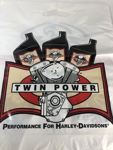 10 Bikers Choice Twin Power Performance For Harley-Davidson Plastic Shopping Bag - Picture 2 of 11