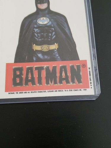 1989 pegatina de la serie Topps---Batman - Imagen 2 de 3