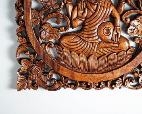 Dea Laksmi Wall Art, statua dio indù, dea della fortuna, arte, regalo di guarigione - Foto 7 di 11