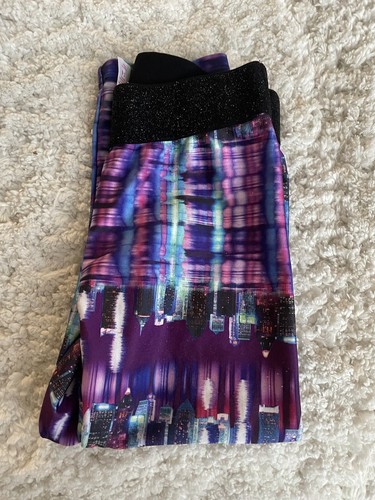 Justice girls sz. 14 city design crop legging pants. Cute, fun - Picture 8 of 8