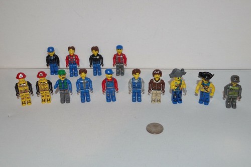LEGO Jack Stone 4 Plus Minifigure Lot x14 Minifigures Police Pirates Pilot More - Picture 2 of 8
