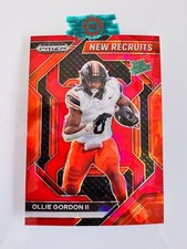2024 Panini Prizm Draft Picks - New Recruits Red Ice Prizm #NR-OGN Ollie Gordon