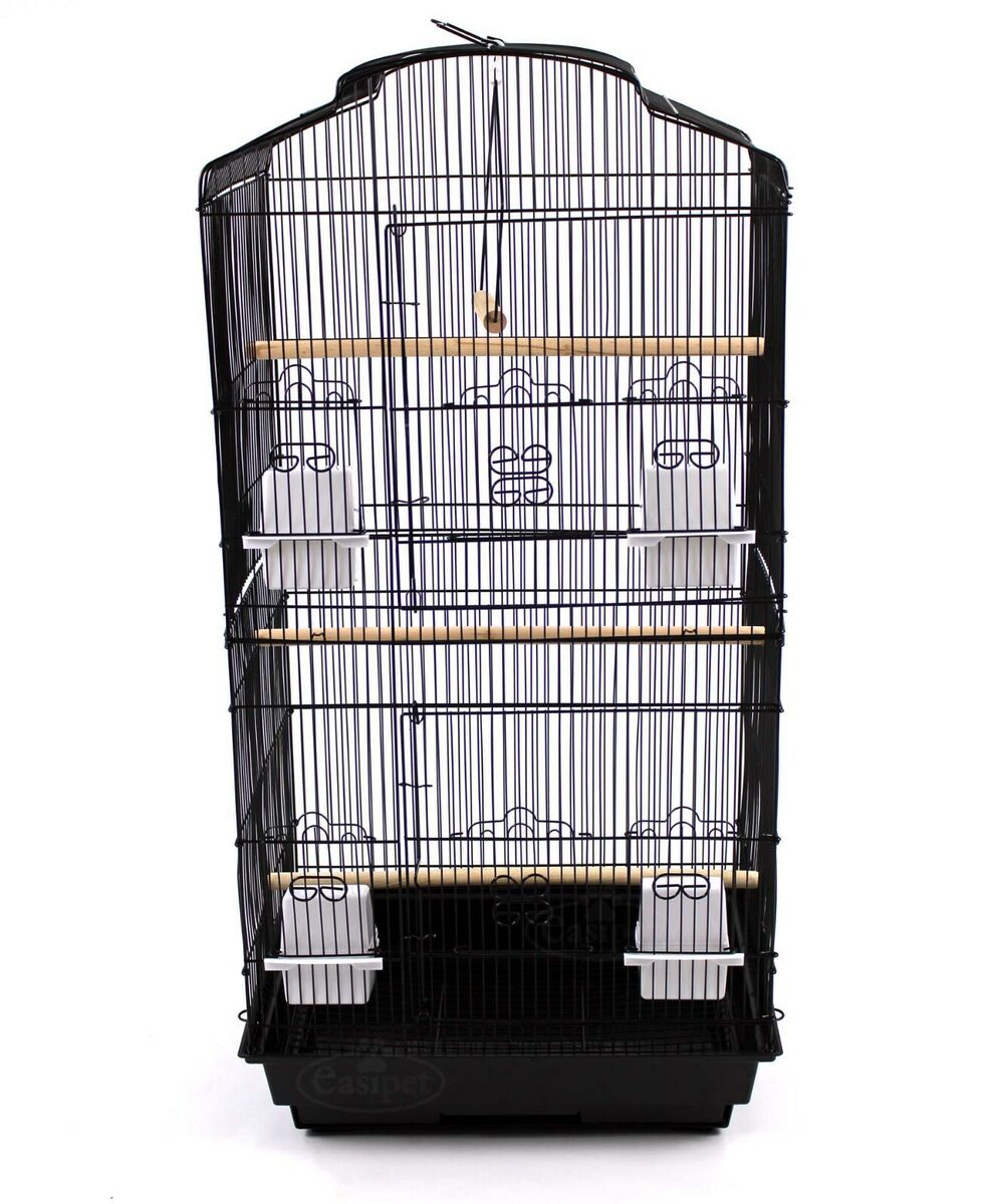 Large Metal Bird Cage Budgie Canary Parakeet Cockatiel Finch Lovebird Tall Cages