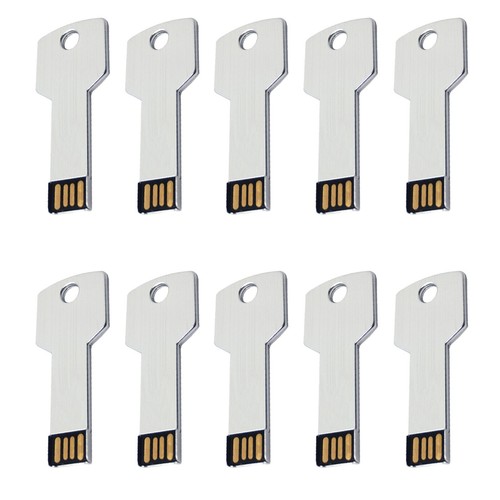 Lot 10 1G - 128G USB Flash Drive Key Shaped Thumb Drives Memory Sticks Bulk Pack - Afbeelding 53 van 69