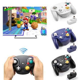 For Gamecube Classic GC NGC,Wireless Game Controller W/ Adapter /Wired Gamepad
