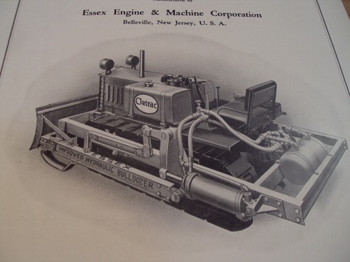 Circa 1930 ADVERTISING Brochure~"The ESSEX Hydraulic BULLDOZER"~Farm Tractor~ - Picture 7 of 7
