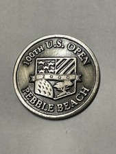 2000 U.S. Open Championship 1" Non-Magnetic Coin Golf Marker - Tiger Woods Wins 