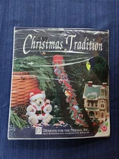 Designs For Needle Christmas Tradition Cross Stitch Kit 1927 Ornaments Bell Pull