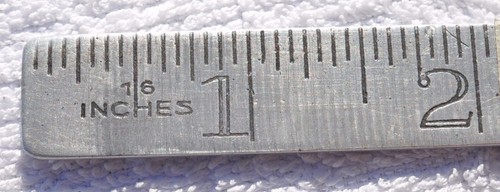 1900s France French Tailor's Folding 1 Meter & Inches Ruler Bronze Joint Clips - Picture 10 of 12