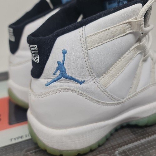 nike air jordan 11 retro bg uk Größe 3,5 Concord Weiß Blau EU 36 US 4Y Damen - Bild 10 von 16