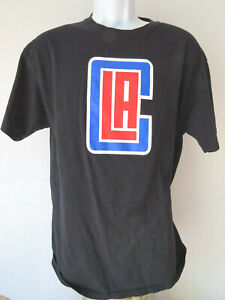 Sharp-Black-LOS-ANGELES-CLIPPERS-NBA-DTLA-Men-039-s-Tee-Shirt-Basketbal-tee-LA-LAC-t