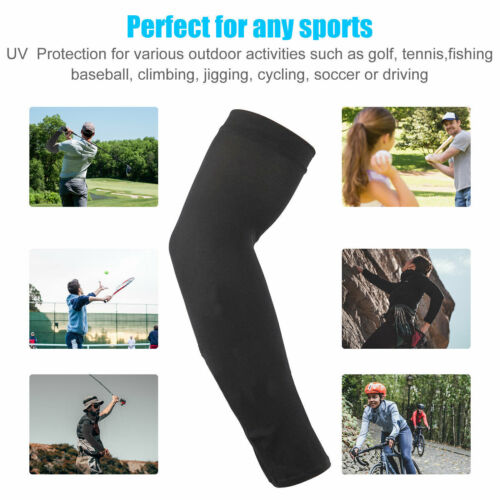 1/2/3Pairs Cooling Arm Sleeves Cover UV Sun Protection Sports Outdoor Men Women - Picture 14 of 17
