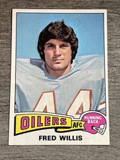 Fred Willis 1975 Topps Oilers #504  *H523*