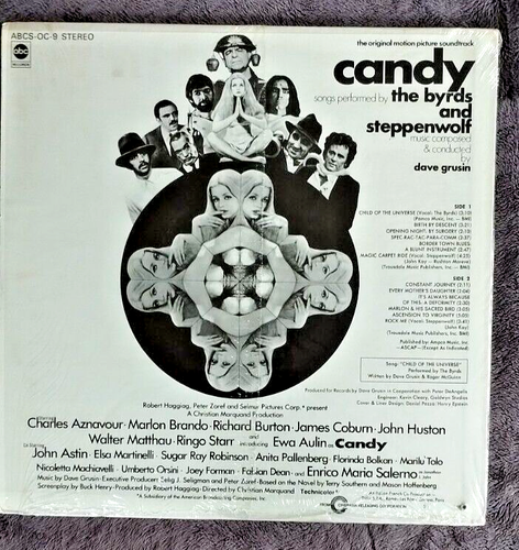 CANDY soundtrack LP orig press 1968 in shrink! Play-test NM! Byrds Steppenwolf - Picture 2 of 5