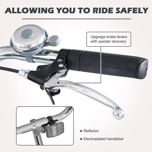 Adult Tricycle Trike 7 Speed 20/24/26in 3-Wheel Bike w/ large Basket for senior - Picture 113 of 130