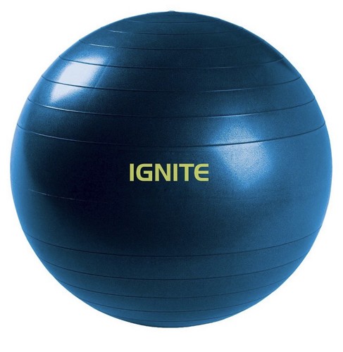 Ignite by SPRI Stable Ball Kit Blue (55 CM) With Air Pump & Exercise Guide- New - Picture 4 of 4