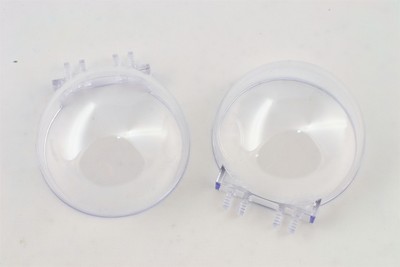 LEGO Trans Clear Windscreen 6x6x3 Canopy Half Sphere Lot of 10 Parts Pieces 5074