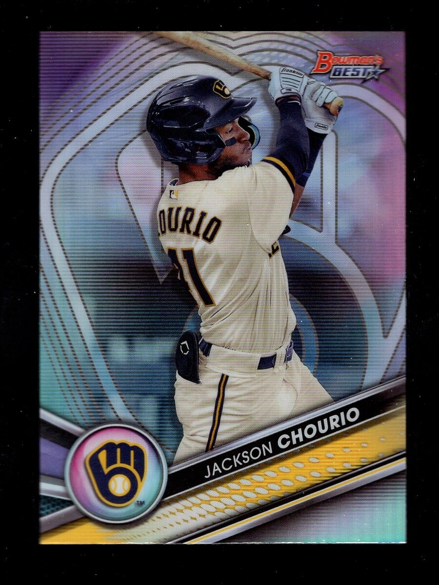 2022 BOWMAN'S BEST REFRACTOR TP19 JACKSON CHOURIO BREWERS