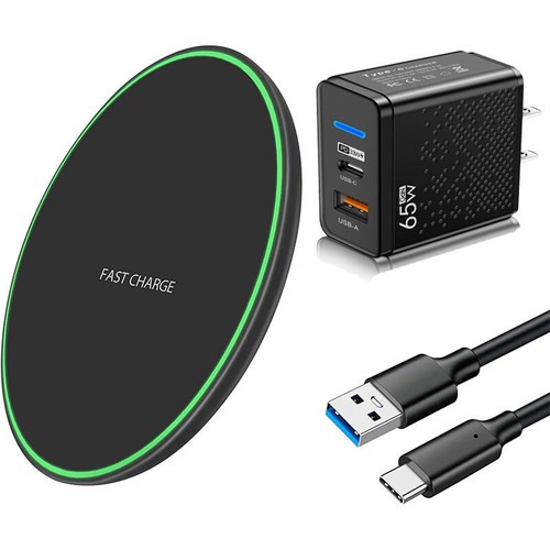 For Google Pixel 9 8 Pro 7a 6 65W Fast Wall Charger & Wireless Charger Pad-2025 - Picture 16 of 18
