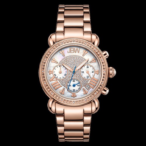 JBW Women's Victory Three Sub-Dial Chronograph Diamond Watch- $1490 - Picture 1 of 10