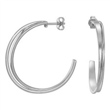 Esprit Damen Ohrringe Creolen ESER92347A000 925er Sterlingsilber UVP 69,-