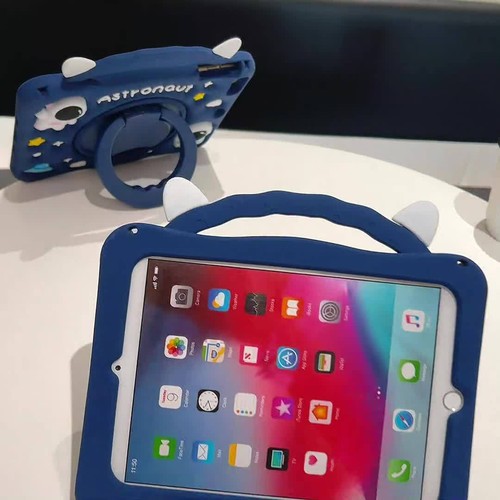 For iPad 5/6/7/8/9/10/11th Mini Air Pro 11 Kids Shockproof Cartoon Case Cover - Video 1 of 1
