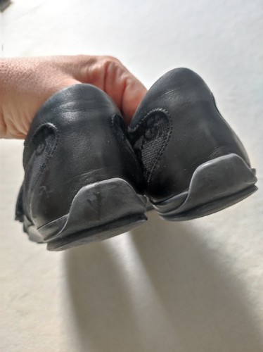 Original Gucci Sneaker Turnschuhe 35,5 schwarz Leder black leather shoes - Bild 4 von 9