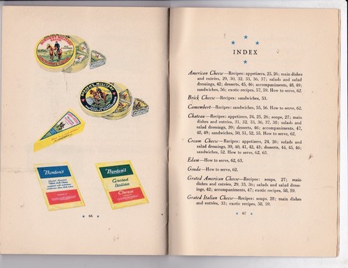 3 VINTAGE CHEESE BOOKLETS- 1 BORDEN'S & 1 KRAFT - Picture 4 of 4