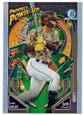 ETHAN SALAS 2024 Bowman Prospect Power-Up #PP-11 San Diego Padres Baseball Card