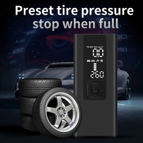 Portable Multifunctional Electric Car Tire Inflator with USB Charging Air Pump - Picture 4 of 24