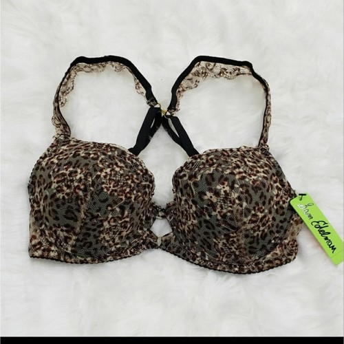 NEU Sam Elderman Gepard wandelbarer BH Größe 32D $ 42 Spitze leicht gepolstert - Bild 2 von 3