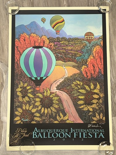 Vintage 2012 International Balloon Fiesta #’d/signiertes Poster. Albuquerque, NM.  - Bild 1 von 9