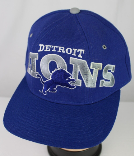 Vintage Starter Proline Mütze Detroit Lions Wolle NFL Tri Power Snapback SCHÖN! - Bild 4 von 18