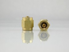 LOT OF 2, GYROLOK HOKE 2PBR BRASS TUBE FITTING PLUG FACE SEAL FITTING 1/8 IN CAP