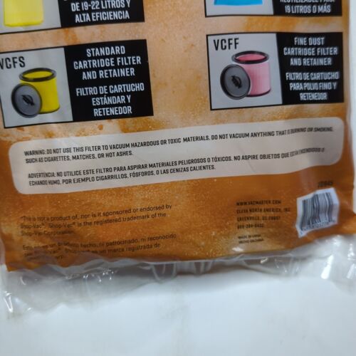 Vacmaster 4-5 Gallon Standard Vacuum Dry Dust Bags for ShopVac 3Pack - Picture 4 of 6