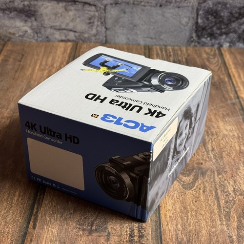 Video Camera Camcorder 4K 42MP 18X Digital Zoom LED Fill Light Batteries Remote - Picture 4 of 4