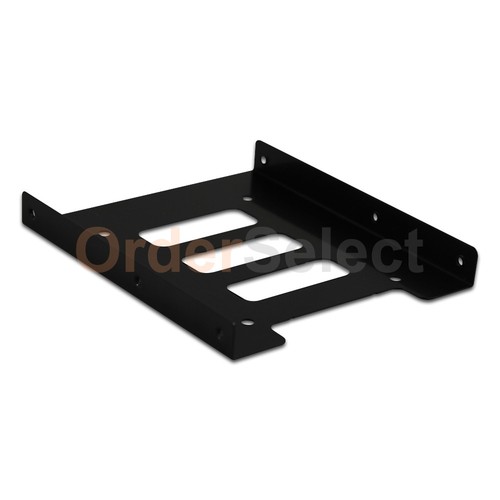 2X 2.5" SSD HDD to 3.5" Mounting Adapter Bracket Tray Dock for PC SSD Holder ATX - Afbeelding 4 van 11