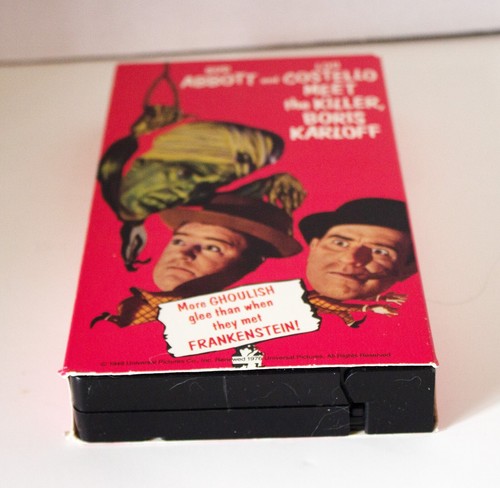 Abbott and Costello Meet the Killer, Boris Karloff VHS MGM 1949 - Imagen 4 de 6