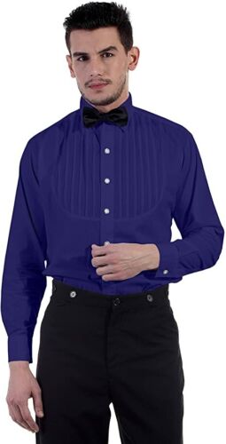 Steampunk Victorian Cosplay Costume 100% Cotton Classic Men's Shirt C1289 - Picture 11 of 38