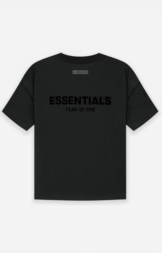 Fear of God Essentials Stretch Limo Black Short Sleeve T-Shirt XL - New w/ Tags - Picture 2 of 8