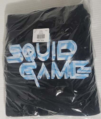Squid Games Money Pig Hoodie Black Size SMALL New In The Bag - Picture 1 of 7