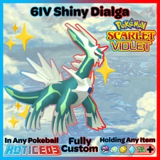 ✨ Shiny Dialga 6IV ✨ Pokemon Scarlet & Violet 🚀 Fast Trade 🚀