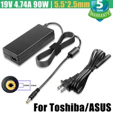 90W 19V 4.74A AC Adapter Charger Power for Toshiba N17908 U405D-S2850 5.5 2.5mm