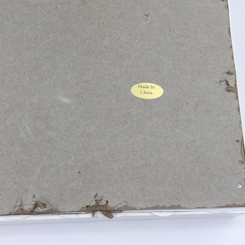 Framed Paper Cut Out Art Shadow Box Blue, Green 7.75” x 9.75” Wall Decor (read) - Picture 15 of 18