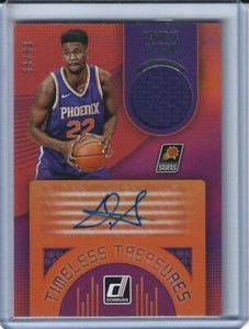 2018 Donruss Timeless Treasures Deandre Ayton Jersey JSY Auto RC #63/99 RPA 