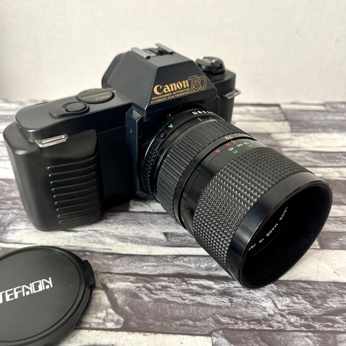 Canon T50 SLR 35mm Film Camera w/ Canon FD 35-70mm F4 Lens! From Japan - Picture 3 of 20