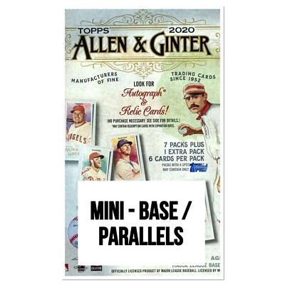 2020 Topps Allen & Ginter - Mini Base & Parallels - Finish Sets, Pick From List!